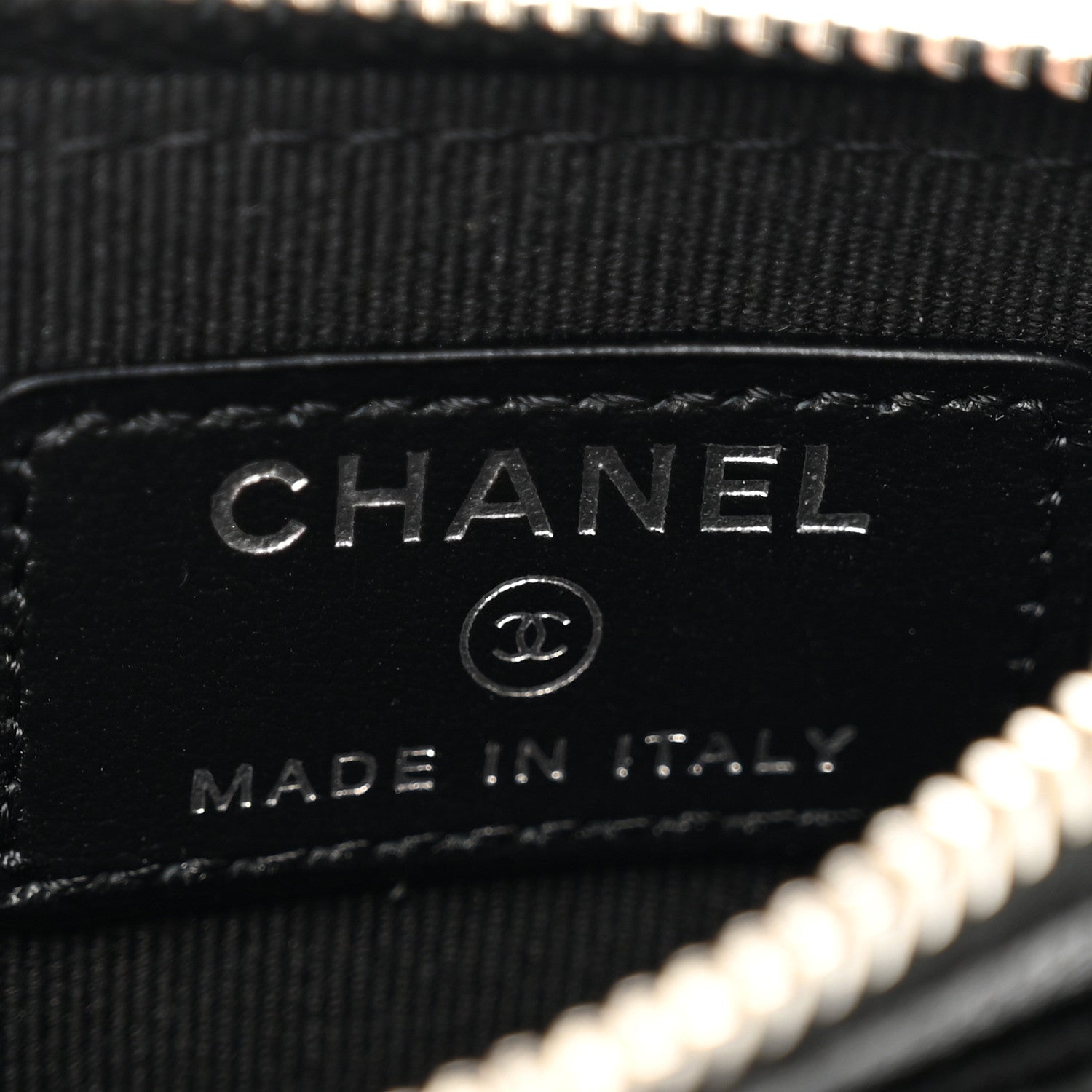 Chanel Caviar Quilted Chanel 19 Zip Card Holder Black 6 of 8