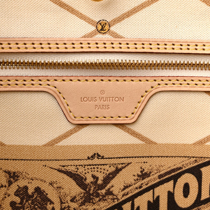 Louis Vuitton Damier Azur Summer Trunks Neo Neverfull MM 6 of 10