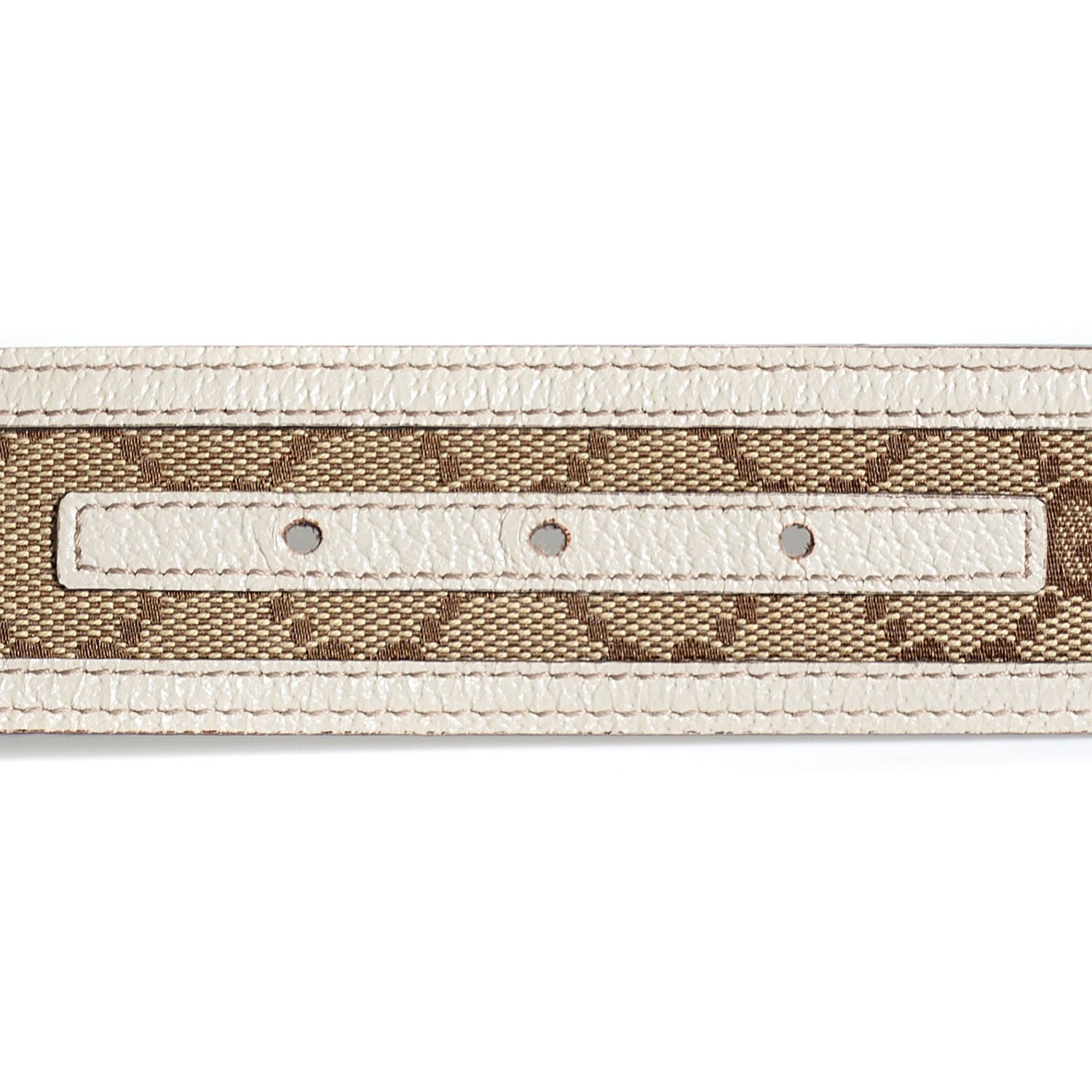Gucci Monogram Interlocking G Belt 85 34 Off White 5 of 6