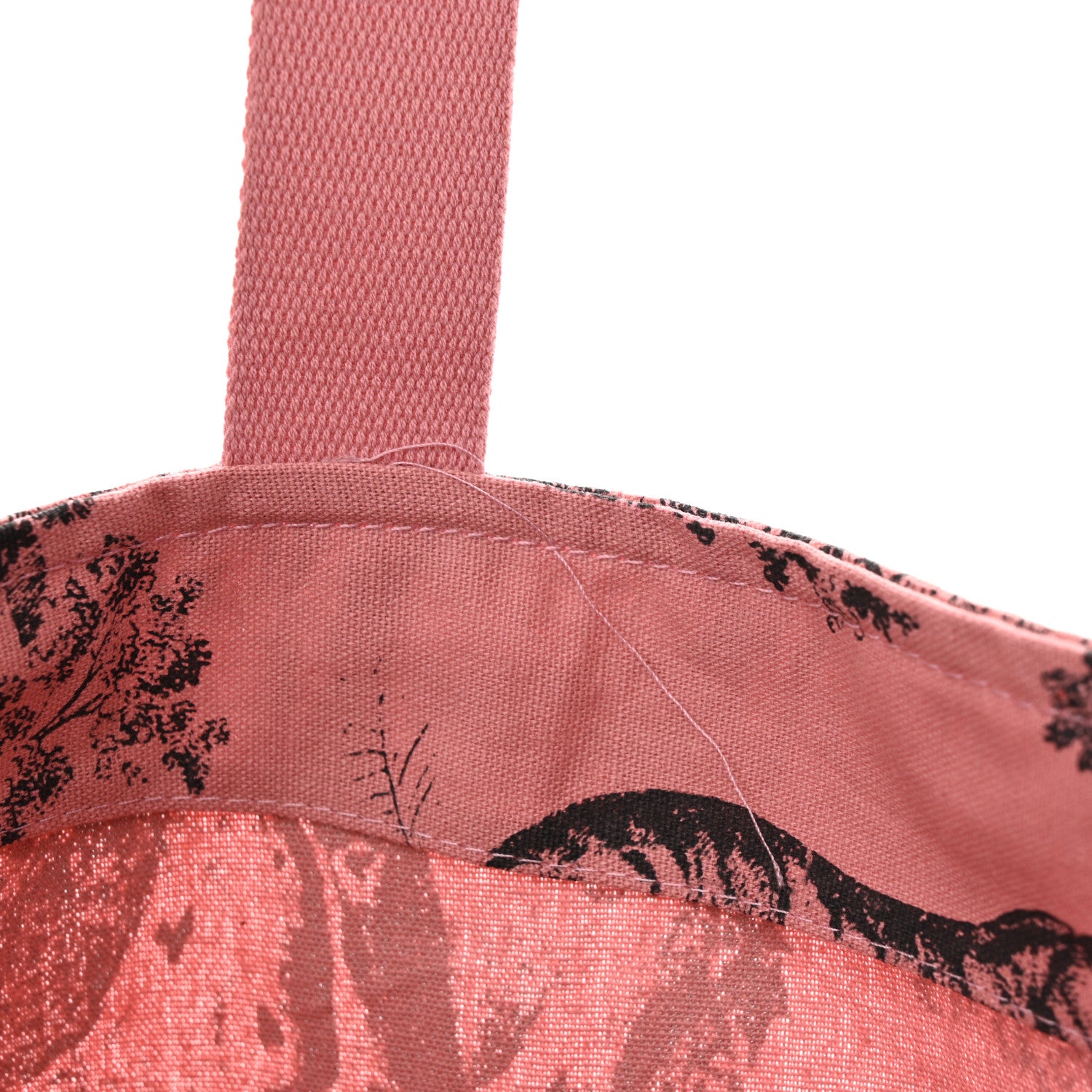 Christian Dior Canvas Dioriviera Tote Pink Grey 9 of 9