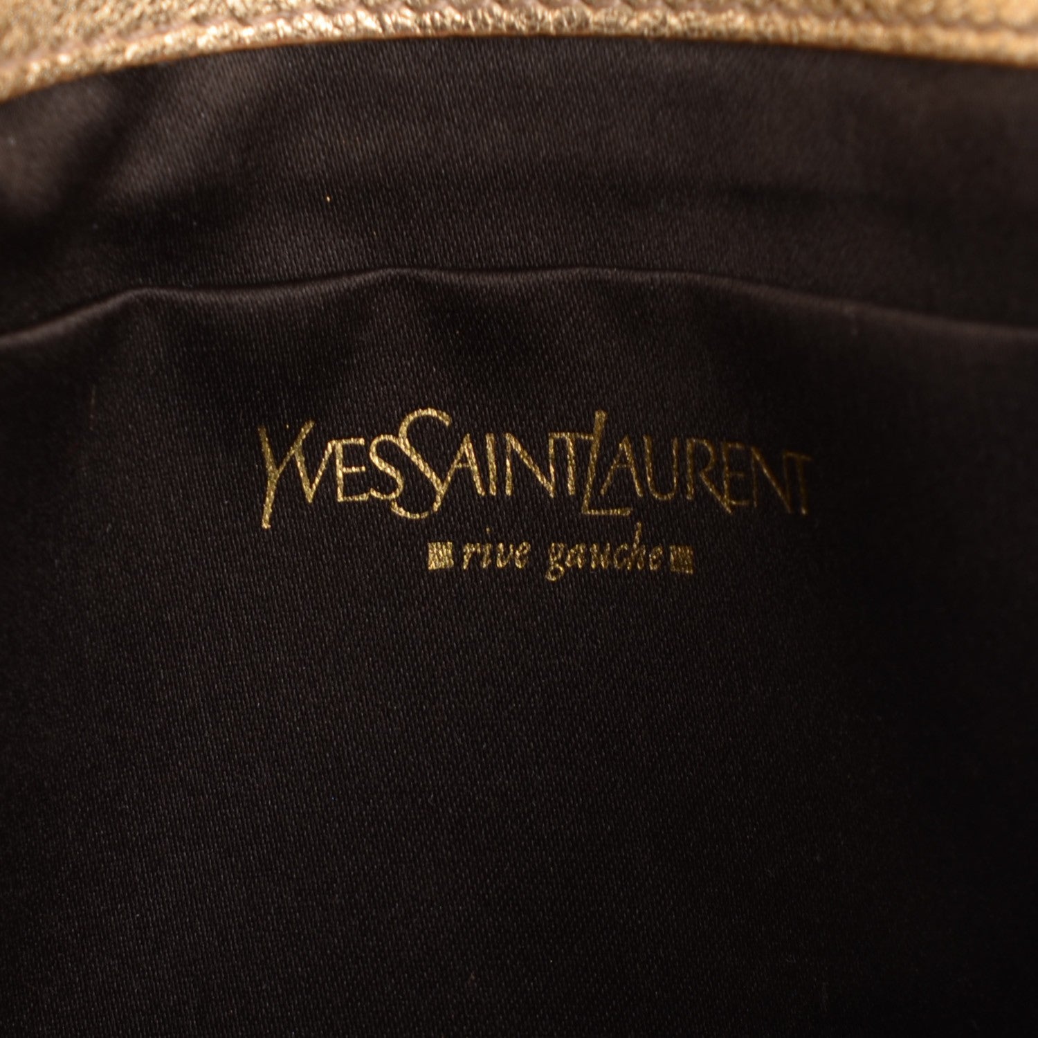 Saint Laurent Metallic Goatskin Small Belle De Jour Clutch Gold 6 of 7