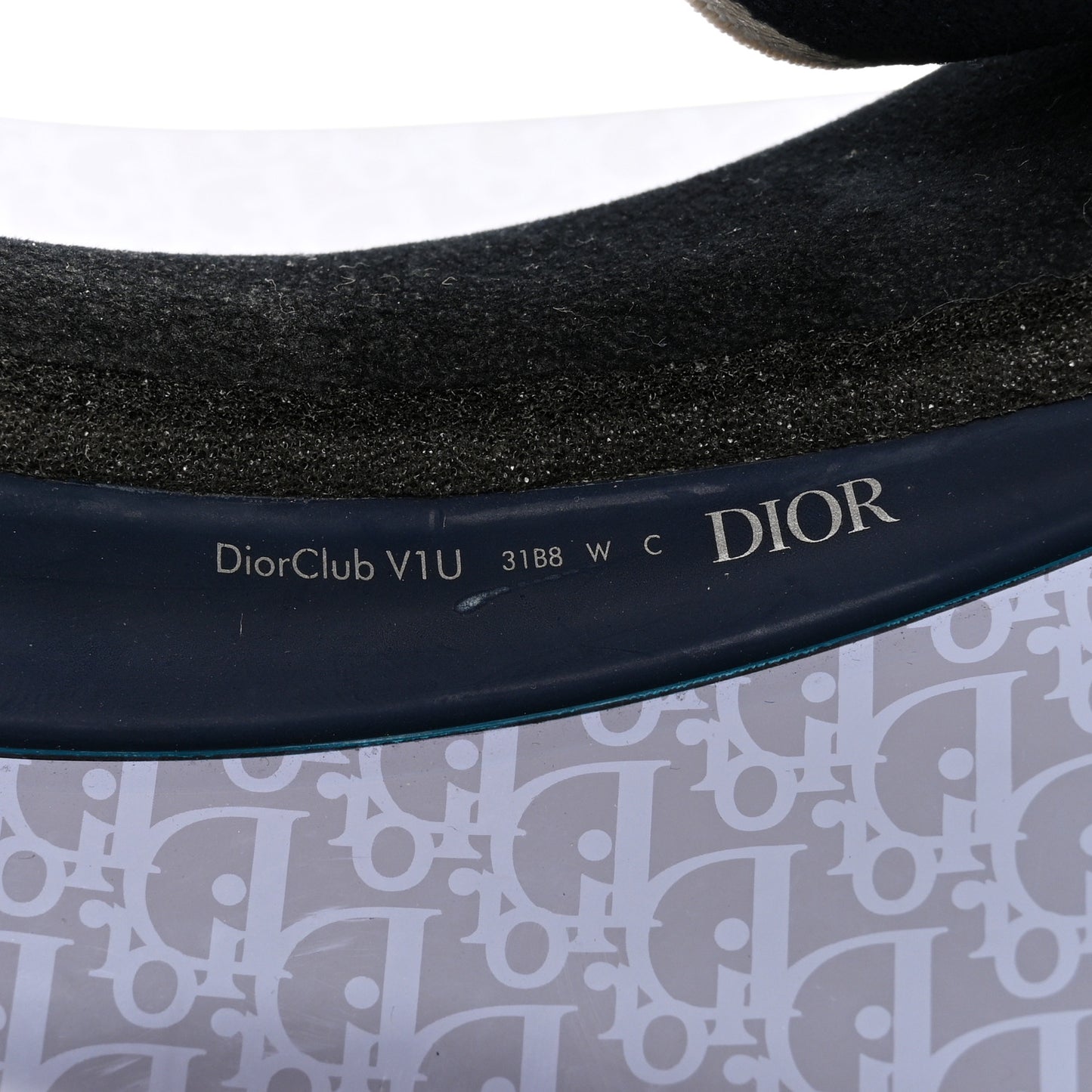 Oblique DiorClub V1U Sun Visor Blue