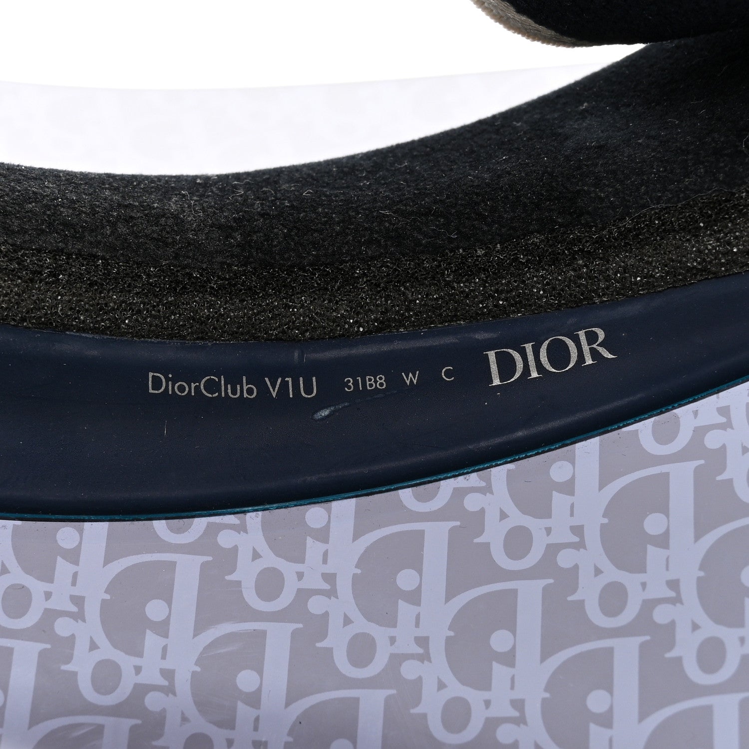 Christian Dior Oblique DiorClub V1U Sun Visor Blue 7 of 9