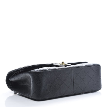 Chanel Caviar Quilted Jumbo Double Flap Black 4 of 10