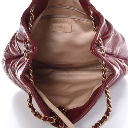 Chanel Lambskin Constructivism Tote Red 8 of 16
