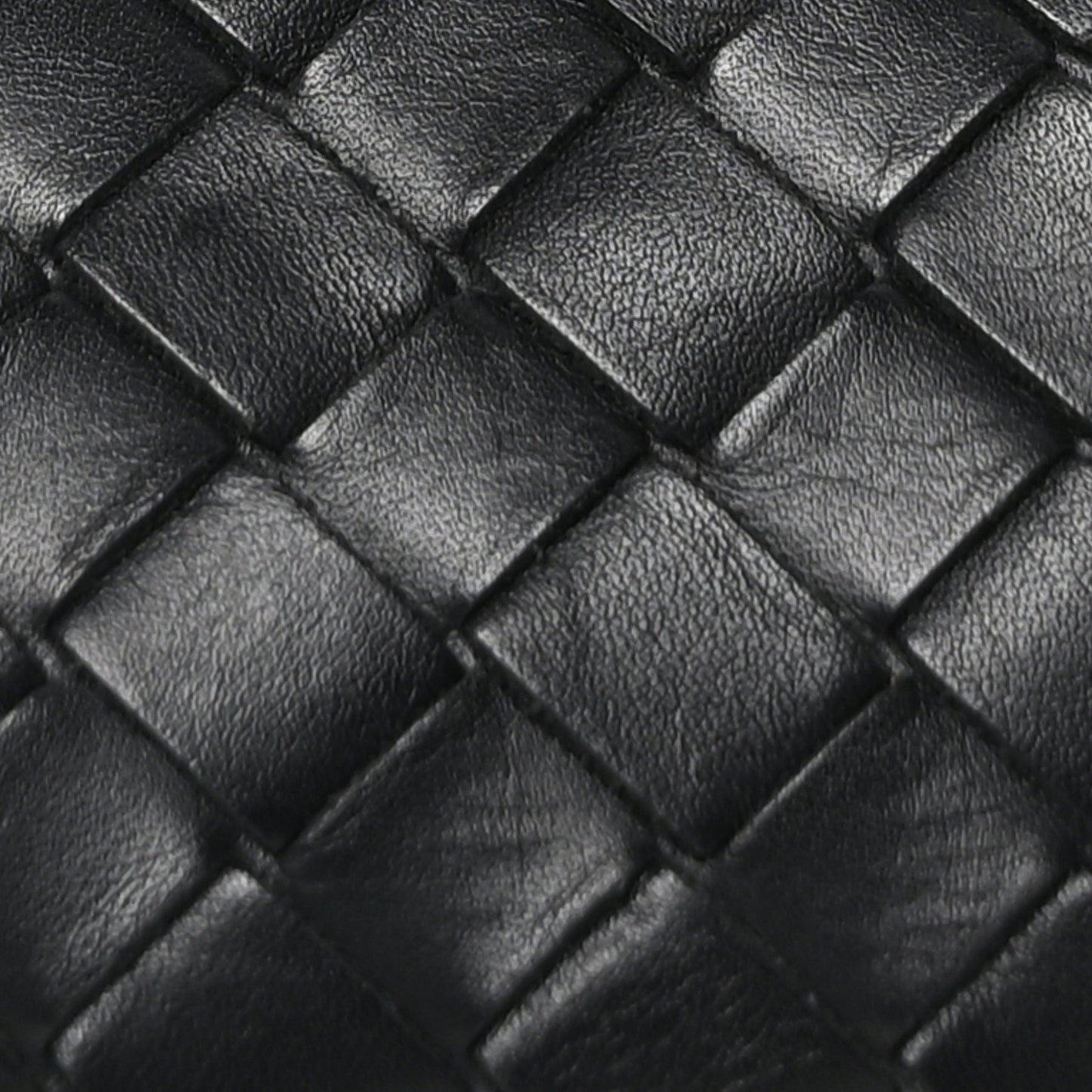 Light Calf Intrecciato Small Roma Black