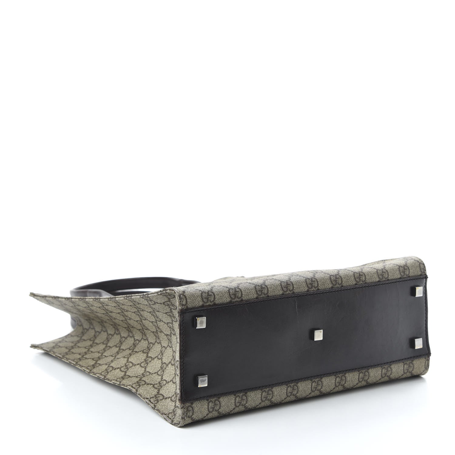 Gucci GG Plus Monogram Small Vertical Tote Dark Brown 4 of 10