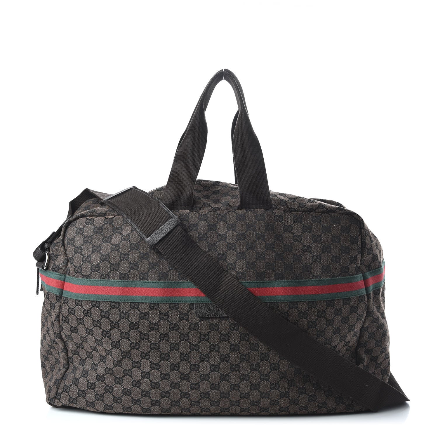 Gucci Monogram Web Large Carry On Duffle Bag 1 of 9