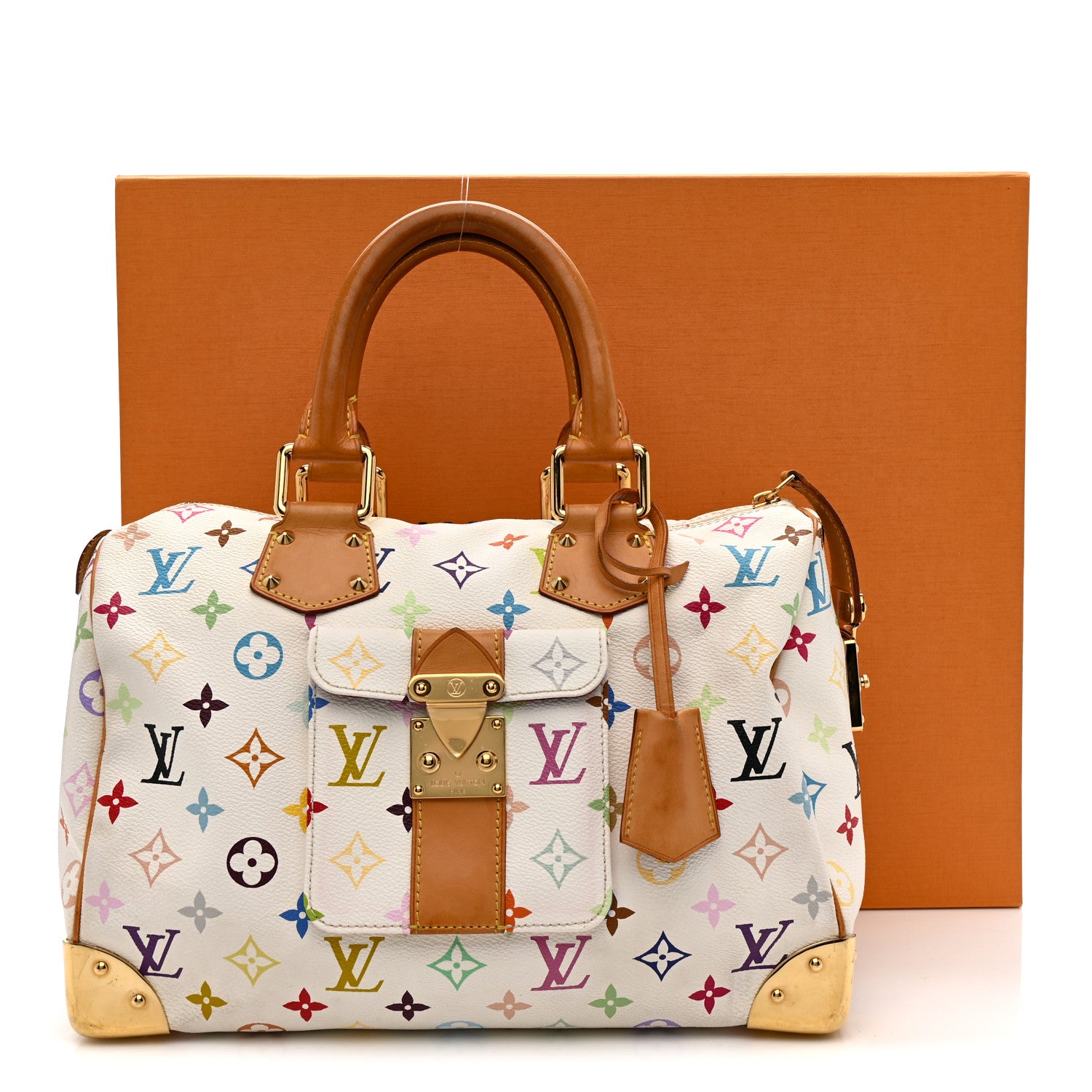 Louis Vuitton Monogram Multicolor Speedy 30 White 17 of 17
