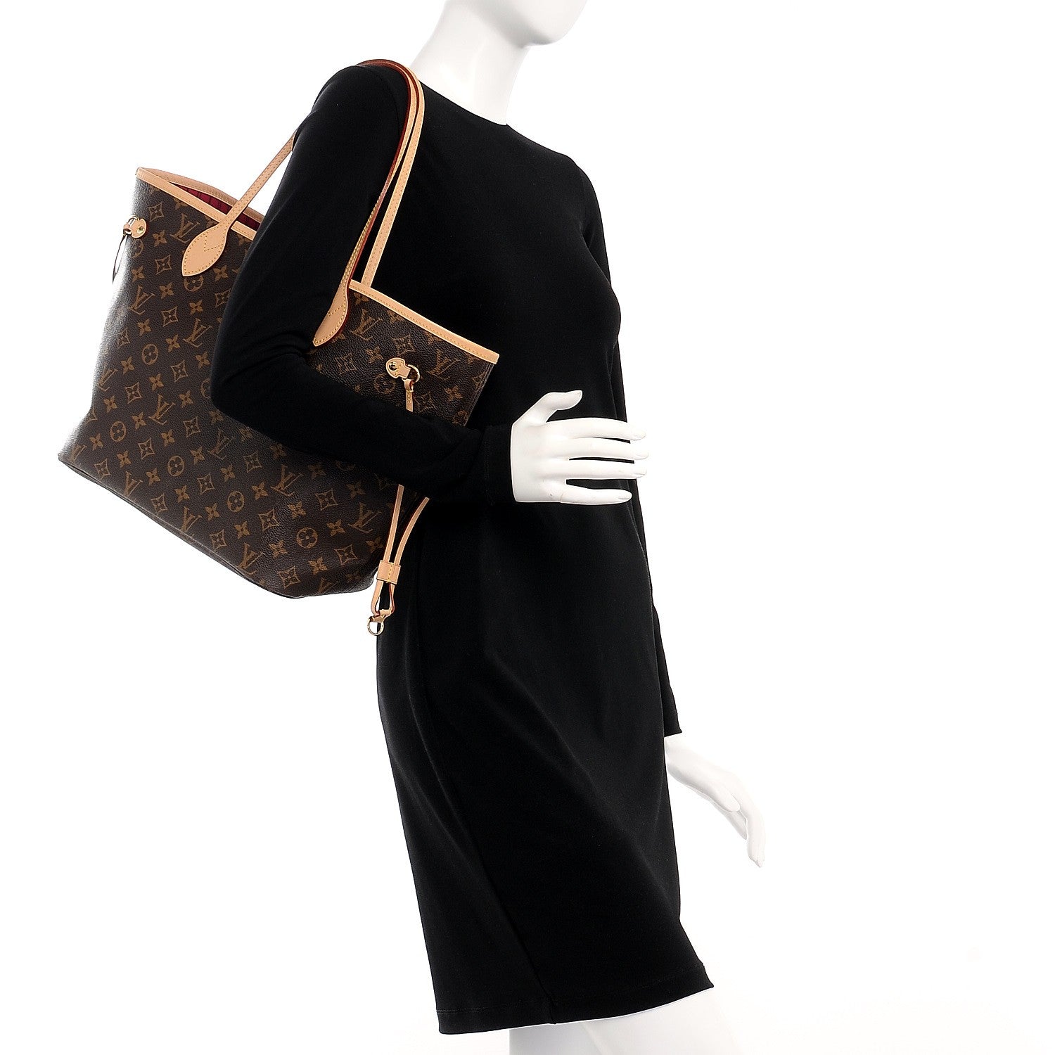 Louis Vuitton Monogram Neo Neverfull MM Pivoine 2 of 9