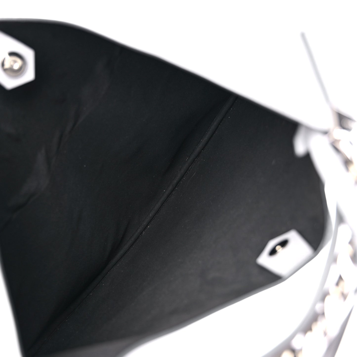 Calfskin Medium Infinity Hobo Bag Pearl Grey