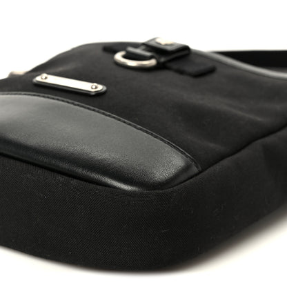 Saint Laurent Canvas Rivington Race Pouch Black 10 of 10