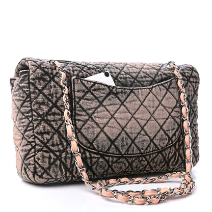 Chanel Denim Quilted Denimpression Flap Rose Clair 2 of 4