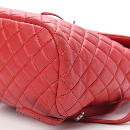 Chanel Lambskin Quilted Large Urban Spirit Backpack Red 9 of 17