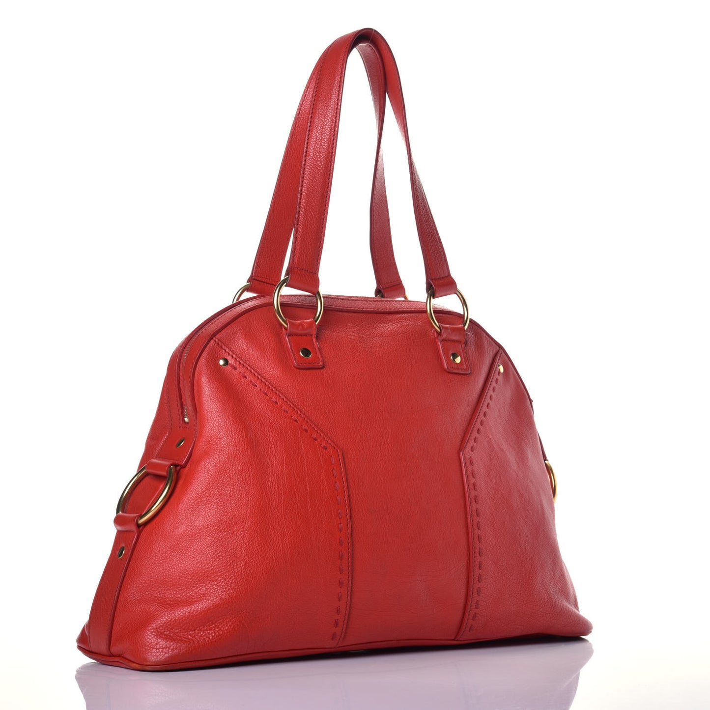 Calfskin Large Muse Red