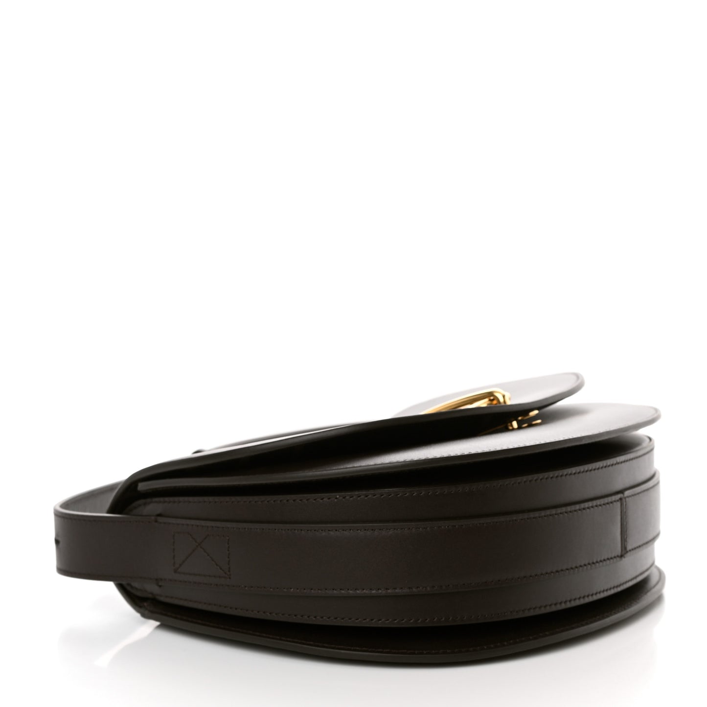 Calfskin Rocking Horse Crossbody Brown