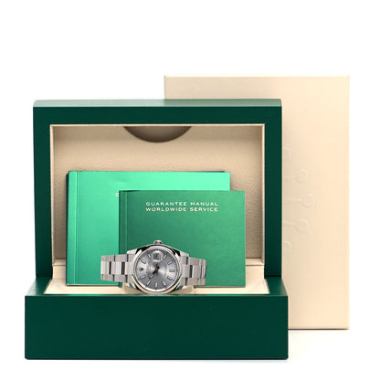 Rolex Stainless Steel 36mm Oyster Perpetual Datejust Watch Silver 126200 5 of 5
