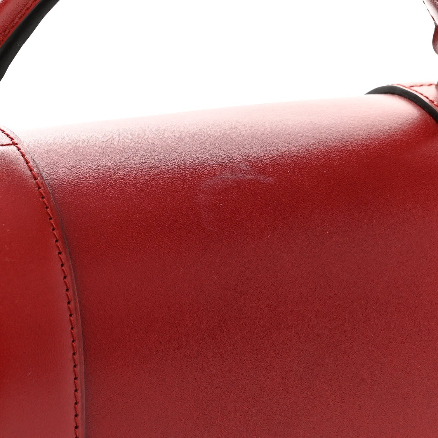 Moynat Box Calfskin Cabotin Red 10 of 10