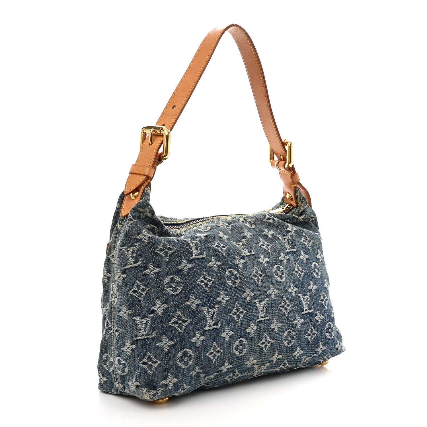 Louis Vuitton Monogram Denim Baggy PM Blue 3 of 12