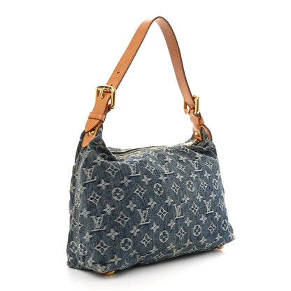 Louis Vuitton Monogram Denim Baggy PM Blue 3 of 12
