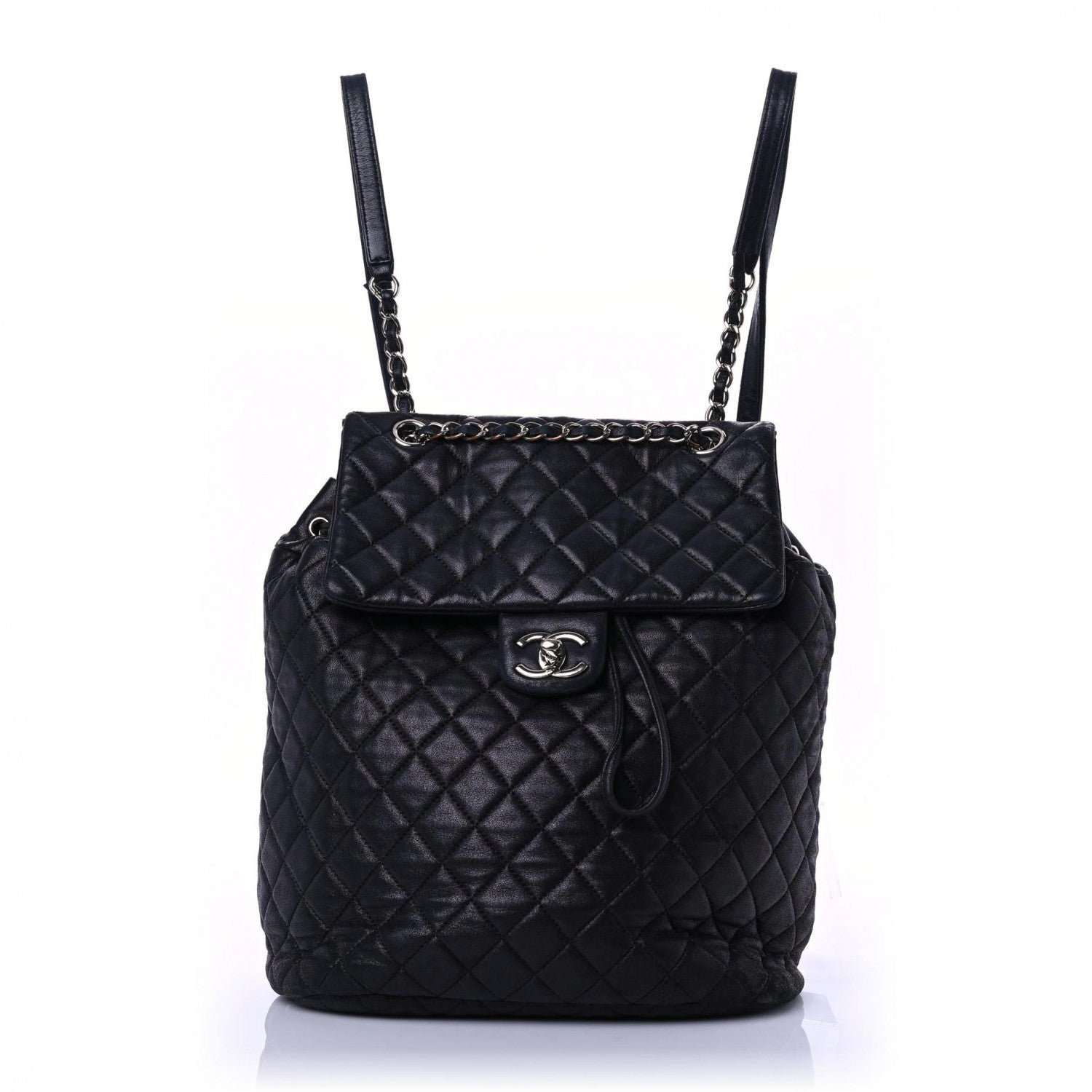 Chanel Lambskin Quilted Large Urban Spirit Backpack Black 1 of 21