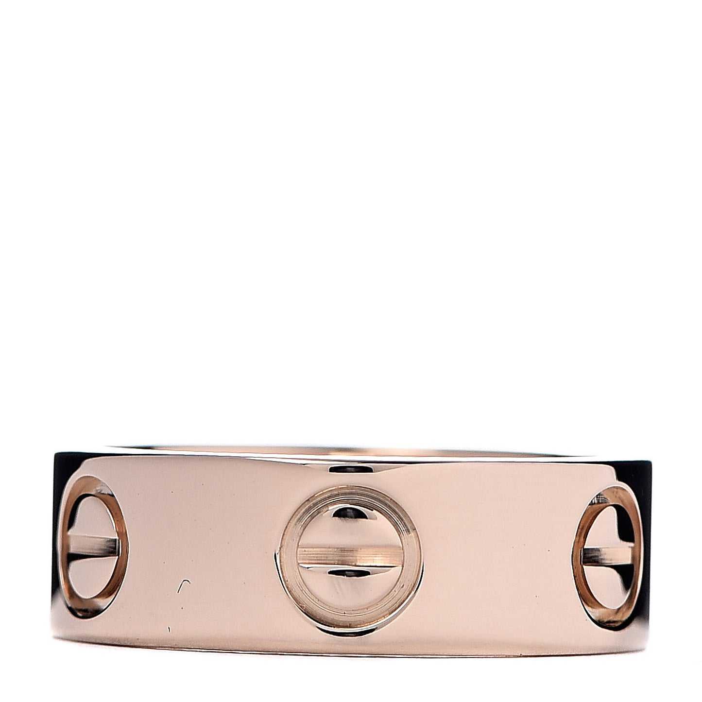 18K Pink Gold 5.5mm LOVE Ring 46 3.75