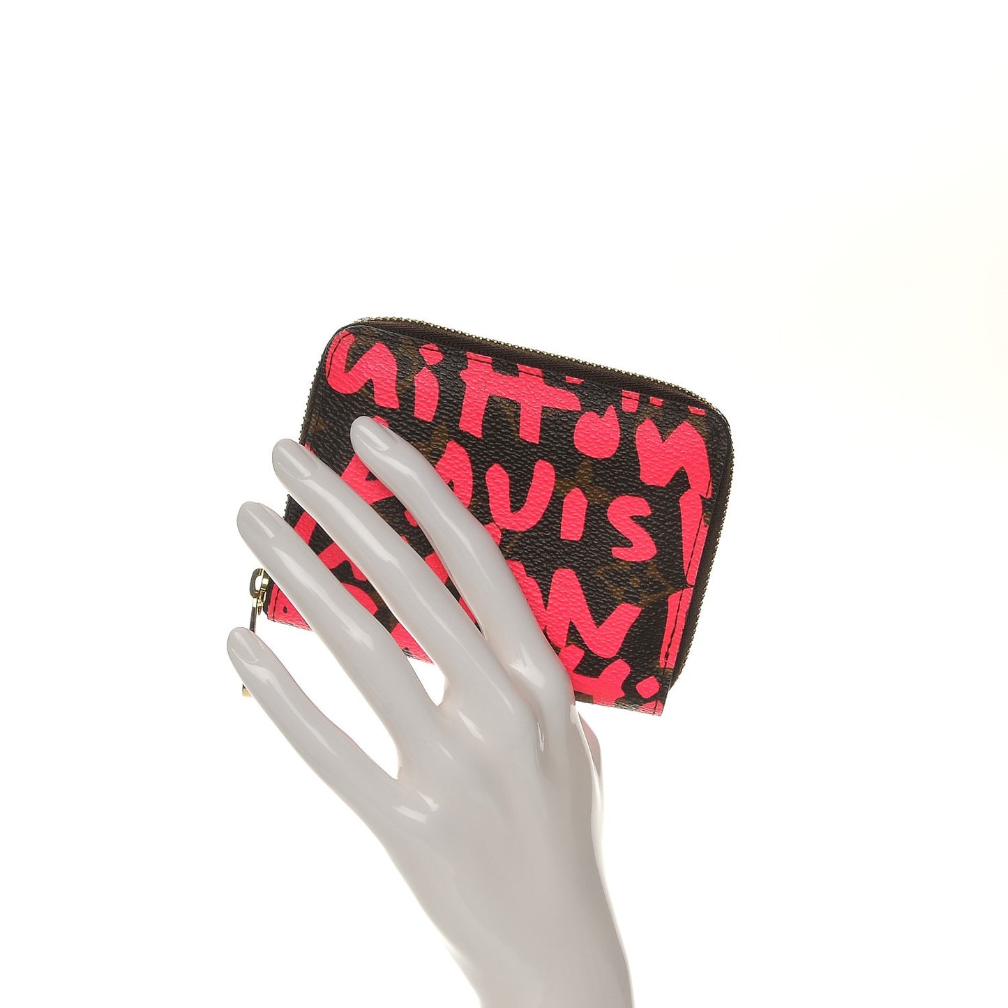 Monogram Graffiti Zippy Coin Purse Fuchsia