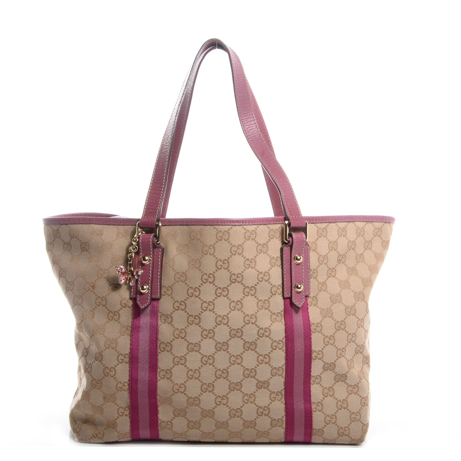 Gucci Monogram Large Jolicoeur Tote Pink 1 of 7