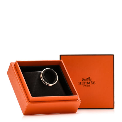Hermes 18K Rose Gold Ariane Wedding Band Ring 56 7.5 4 of 4