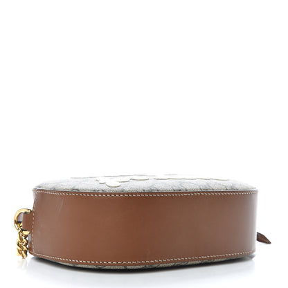 Gucci GG Supreme Monogram Blind For Love Embroidered Mini Chain Shoulder Bag Beige Tuscany 4 of 11