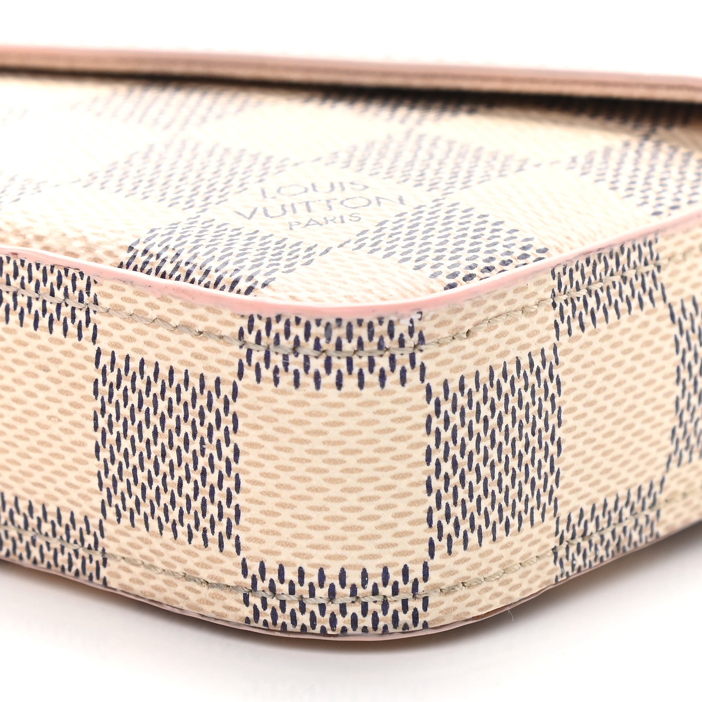 Damier Azur Calfskin Pochette Felicie Eau de Rose