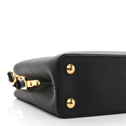 Louis Vuitton Taurillon Capucines BB Black 8 of 9