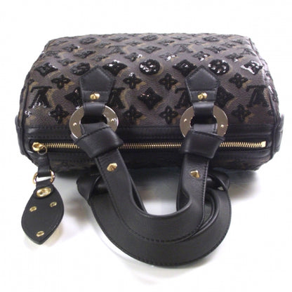 Louis Vuitton Monogram Sequins Eclipse Speedy 28 Black 5 of 10