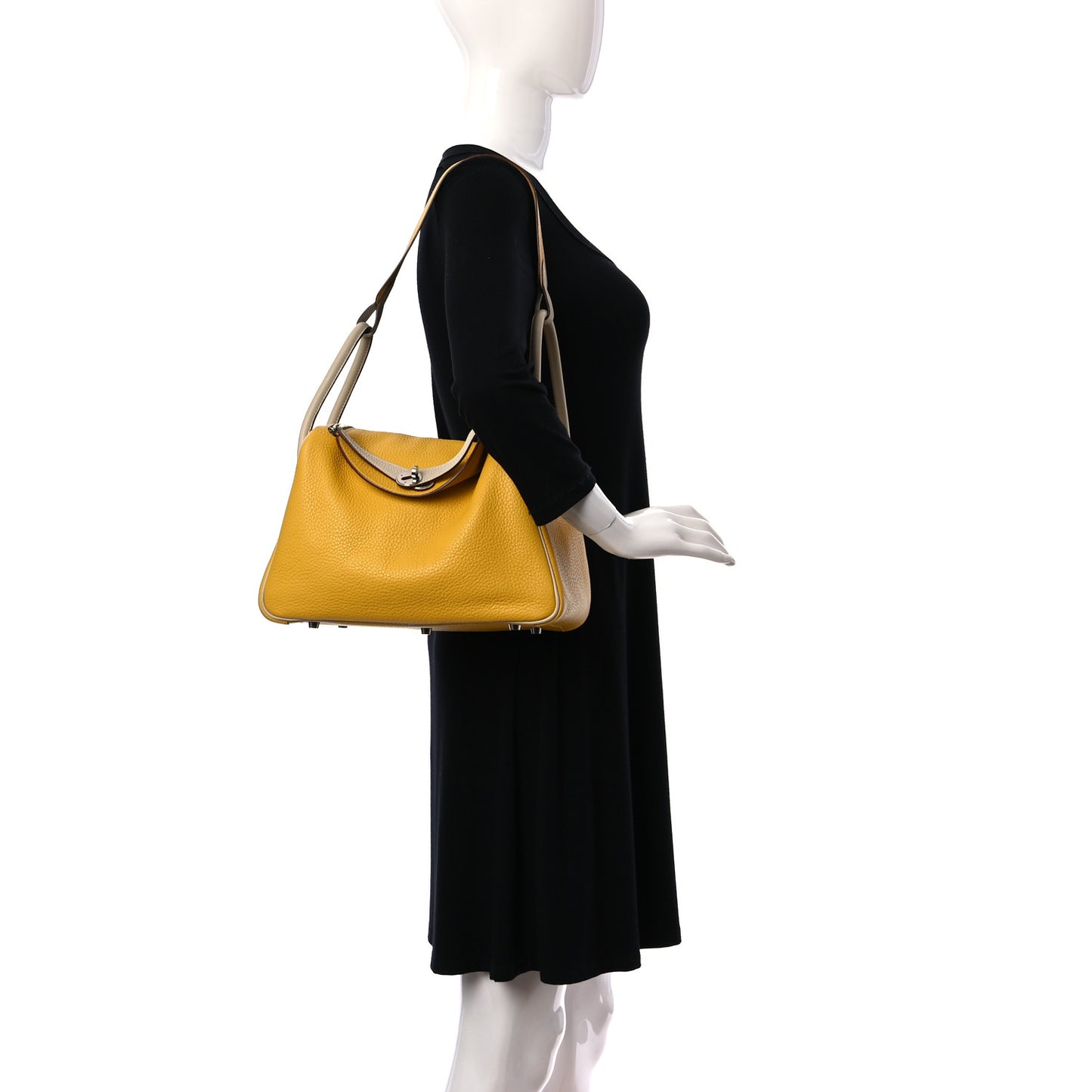 Taurillon Clemence Bi-Color Lindy 30 Jaune Soleil Parchemin