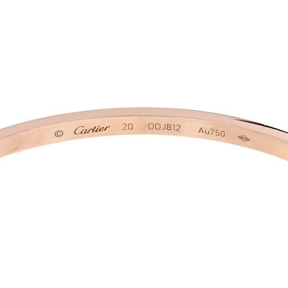 Cartier 18K Pink Gold Small LOVE Bracelet 20 4 of 5