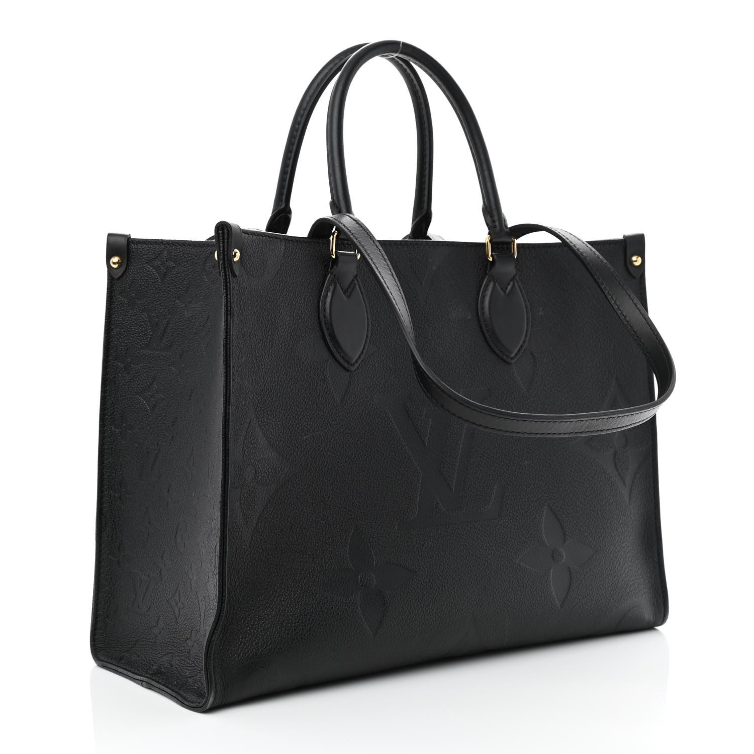 Louis Vuitton Empreinte Monogram Giant Onthego MM Black 3 of 9