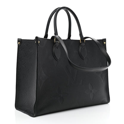 Louis Vuitton Empreinte Monogram Giant Onthego MM Black 3 of 9