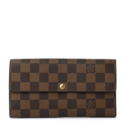 Louis Vuitton Damier Ebene Sarah Wallet 1 of 13