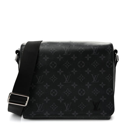 Louis Vuitton Monogram Eclipse District PM Black 1 of 10