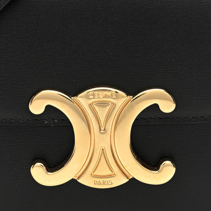 Celine Shiny Calfskin Mini Triomphe Black 7 of 9