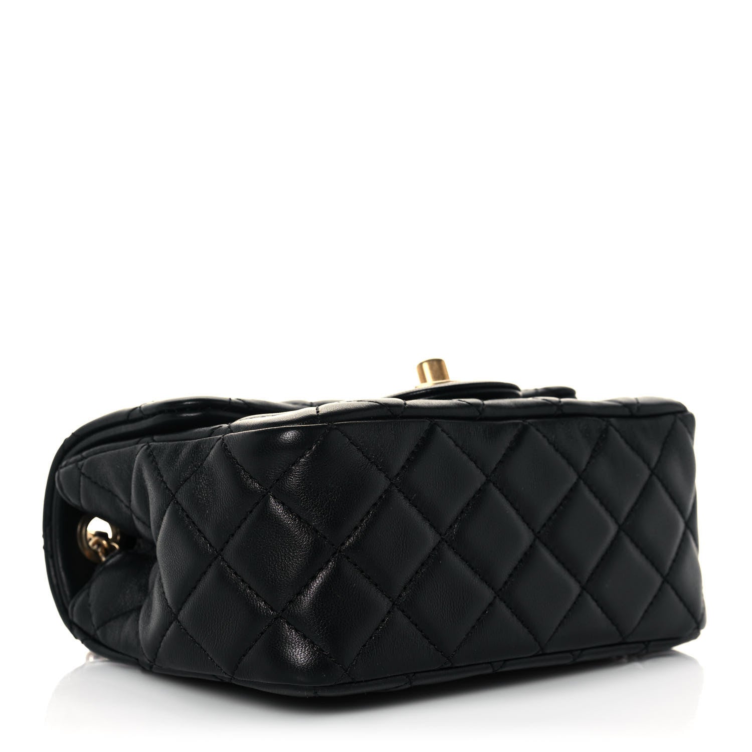 Chanel Lambskin Quilted Mini Pearl Crush Flap Black 4 of 13