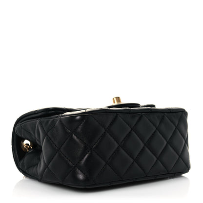Chanel Lambskin Quilted Mini Pearl Crush Flap Black 4 of 13