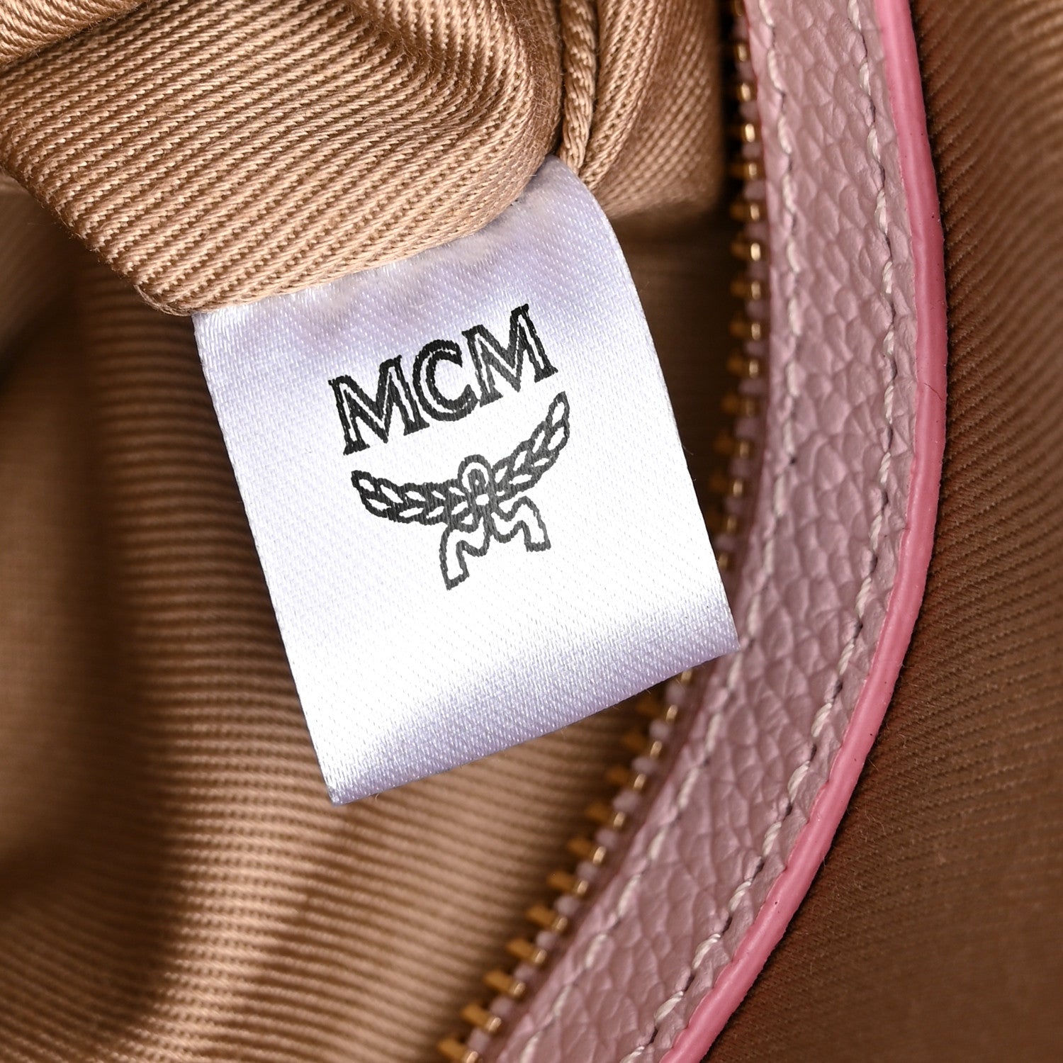 MCM Visetos Medium Aren Hobo Powder Pink 7 of 10
