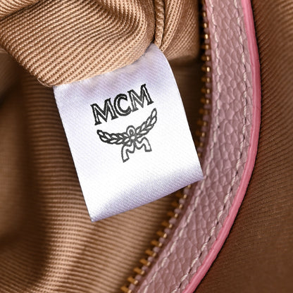 MCM Visetos Medium Aren Hobo Powder Pink 7 of 10