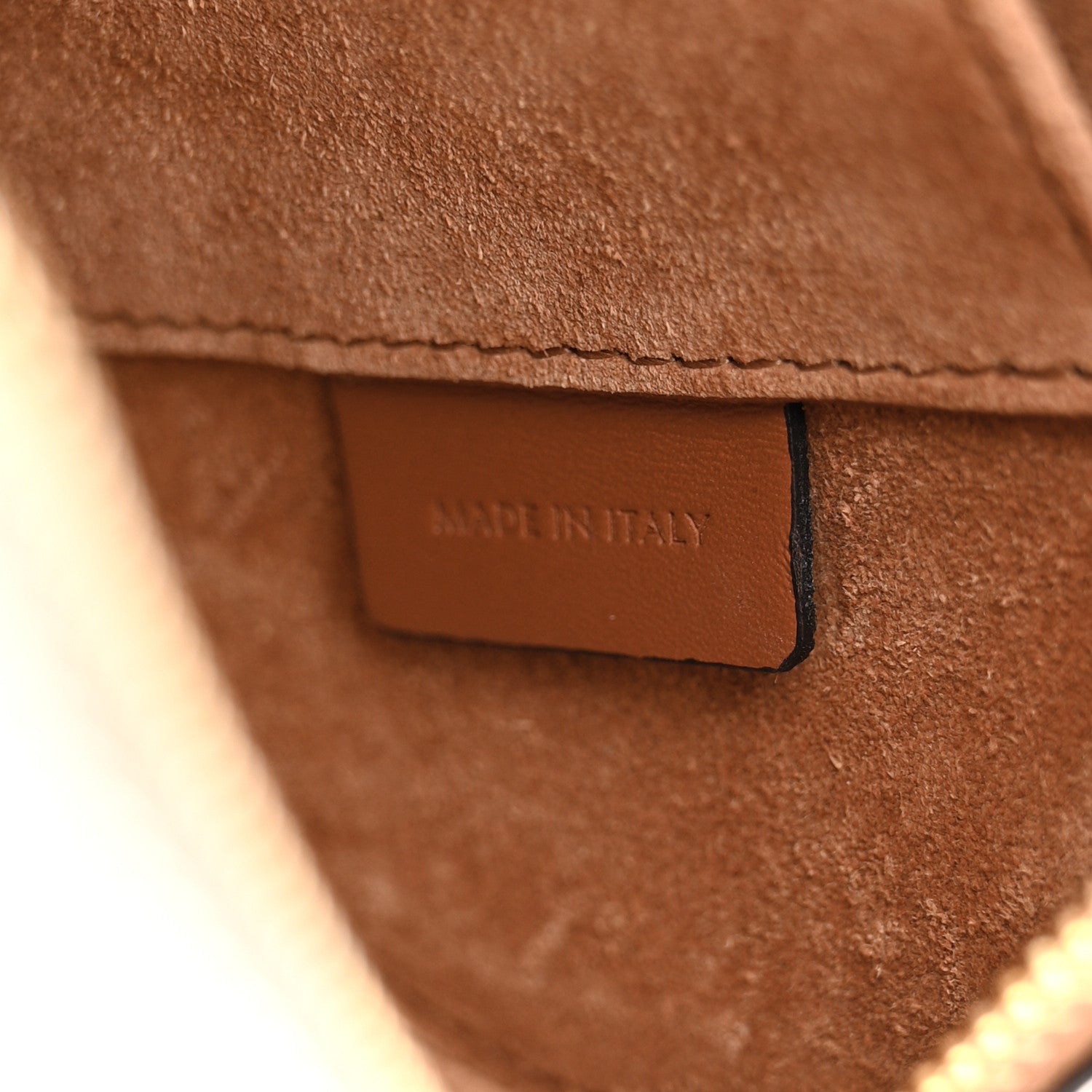 Celine Smooth Calfskin Cuir Triomphe Oval Bag Tan 7 of 10