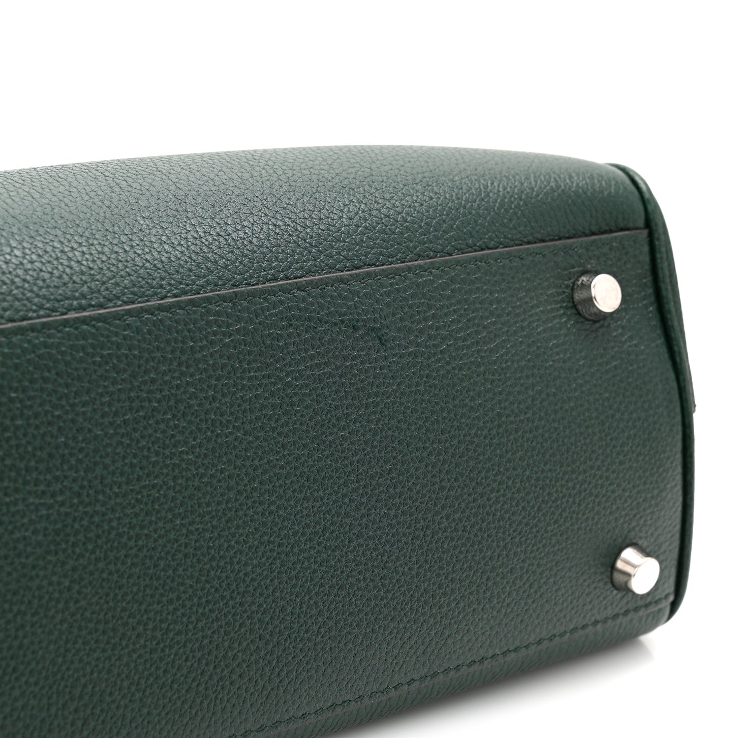 Gucci Grainy Calfskin Small Zumi Top Handle Bag Vintage Green 11 of 11