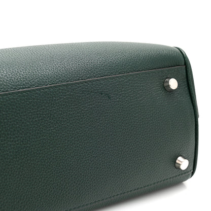 Gucci Grainy Calfskin Small Zumi Top Handle Bag Vintage Green 11 of 11
