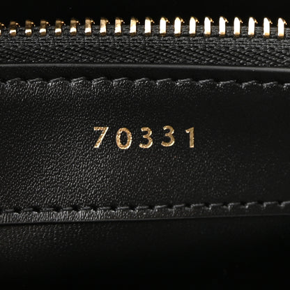Celine Satinated Calfskin Small 16 Top Handle Bag Black 8 of 11