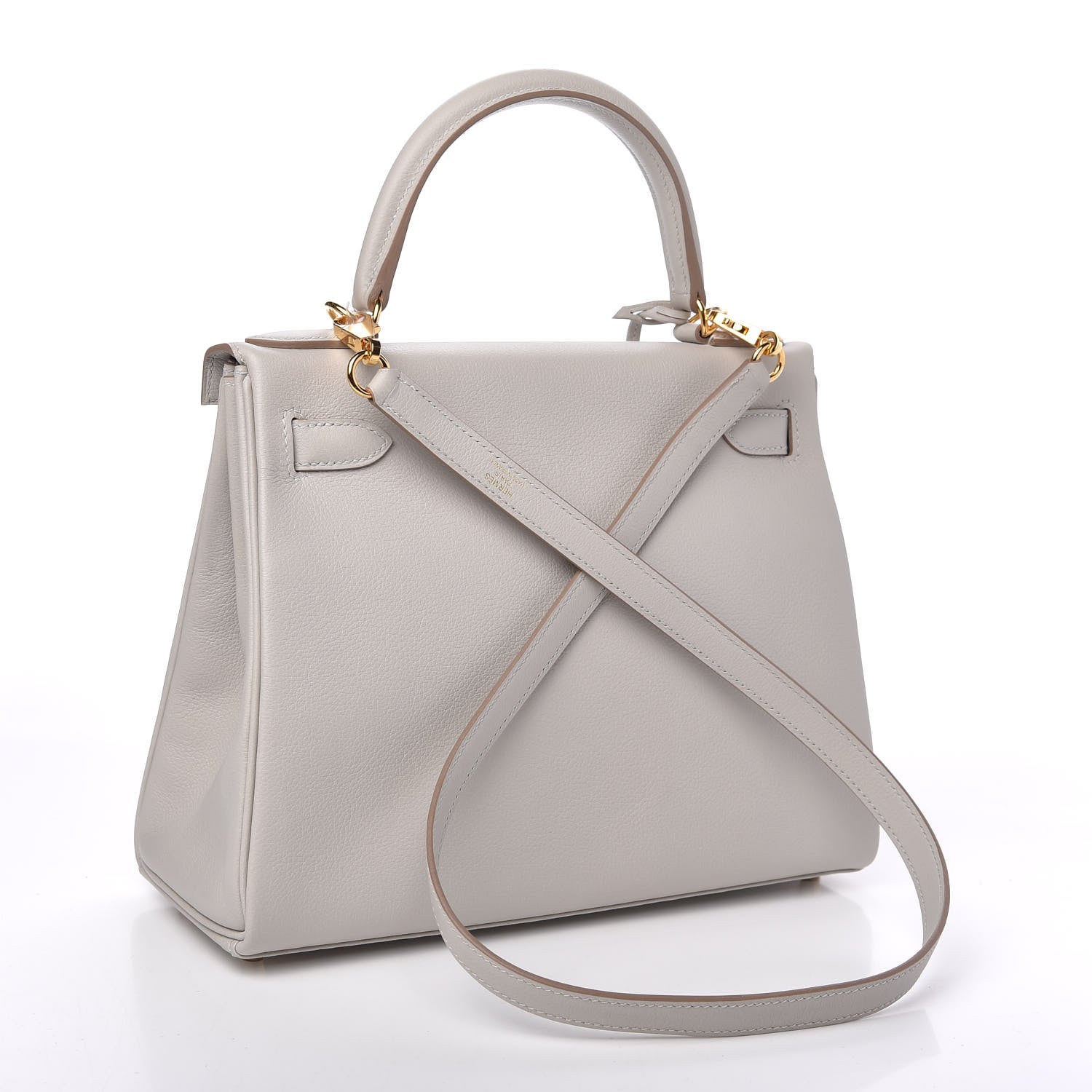 Hermes Evercolor Kelly Retourne 28 Gris Perle 3 of 10