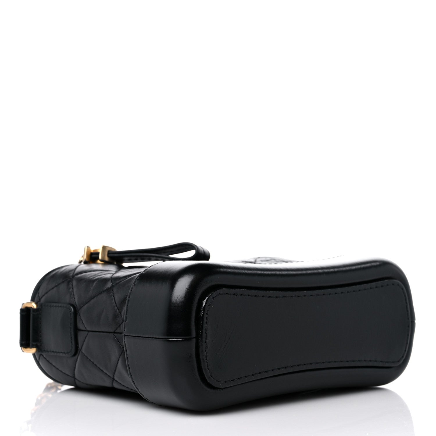 Chanel Aged Calfskin Quilted Small Gabrielle Hobo Black 4 of 11